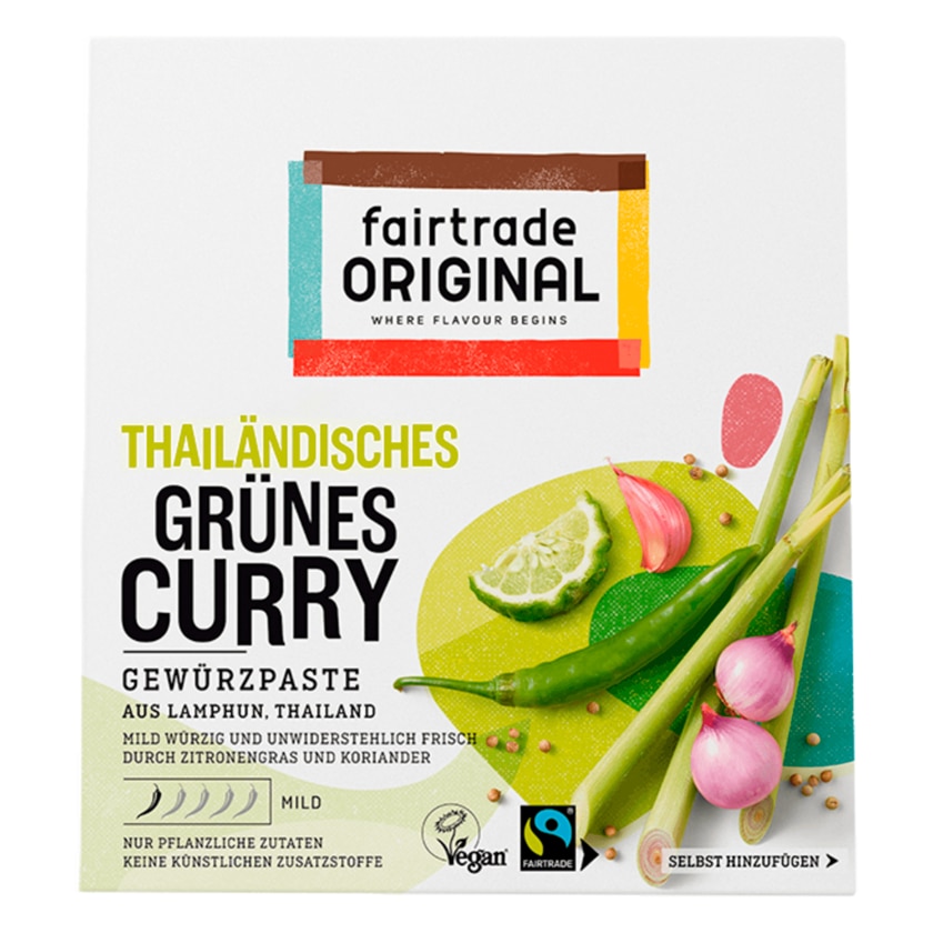 Fairtrade Original Thailändisches Grünes Curry 70g